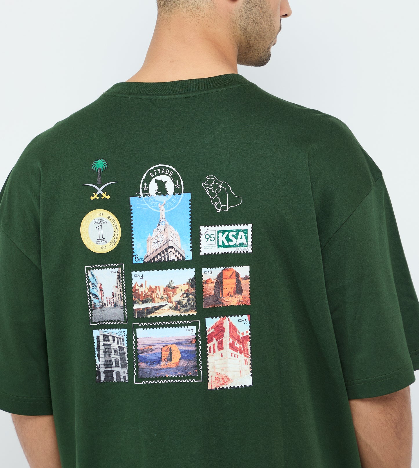 Men's F5 Oversized KSA Stamps T-Shirt