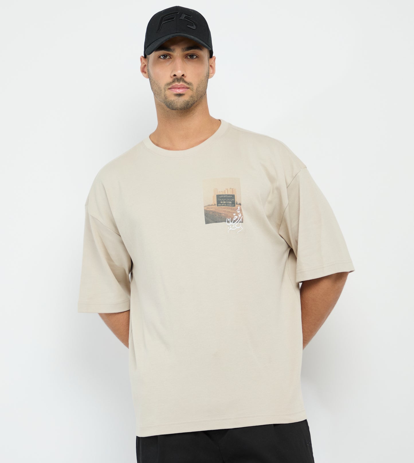 Men's F5 Oversized Welcome To Dubai T-Shirt