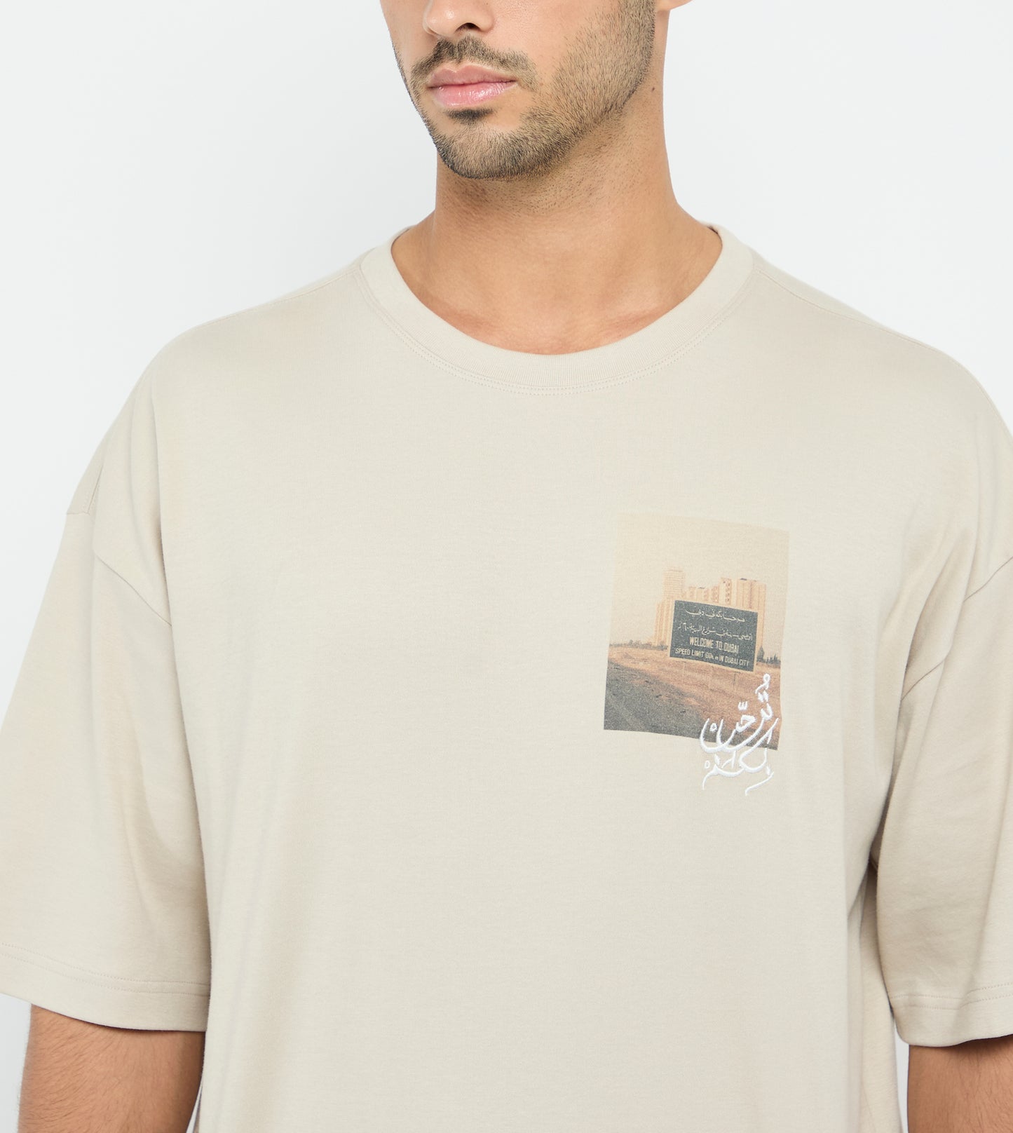 Men's F5 Oversized Welcome To Dubai T-Shirt