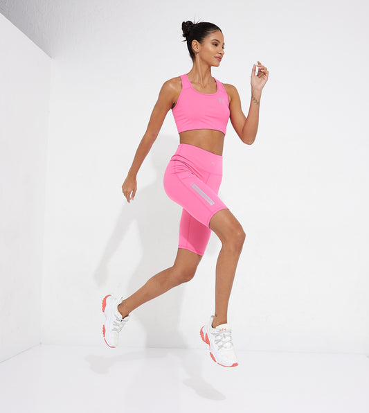 THE KEY CYCLING SHORTS_PINK