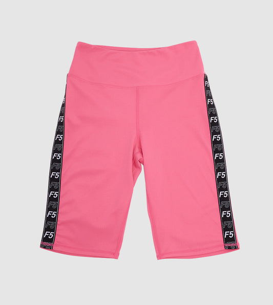 SIDE TAPE CYCLING SHORTS_BLACK