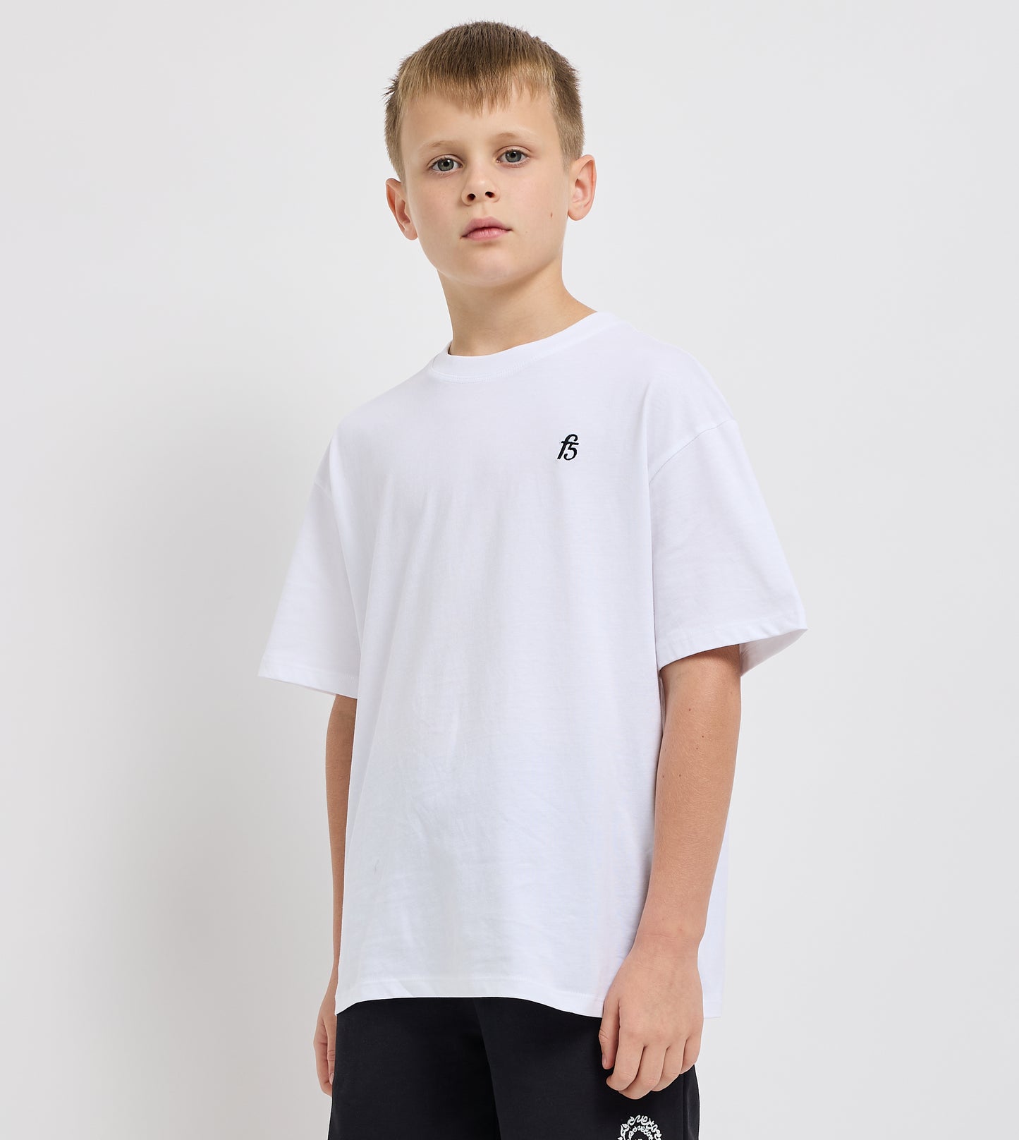 Boy's F5 Oversized Arabic Print T-Shirt