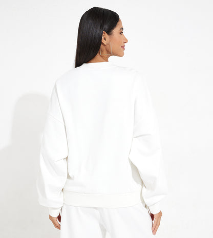 CROPPED SWEATSHIRT_WHITE