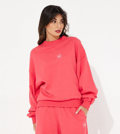CROPPED SWEATSHIRT_RED