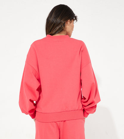 CROPPED SWEATSHIRT_RED