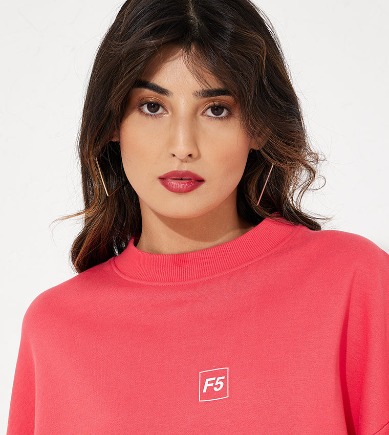 CROPPED SWEATSHIRT_RED