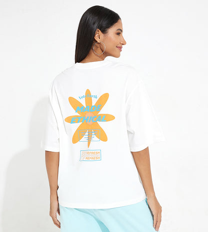 FLOWER BACK T-SHIRT_WHITE