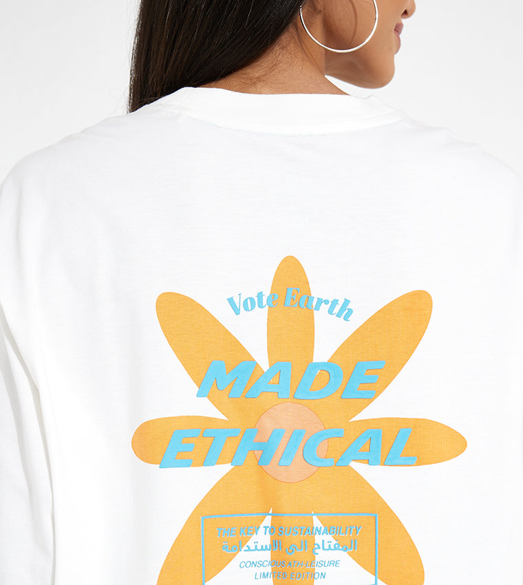 FLOWER BACK T-SHIRT_WHITE