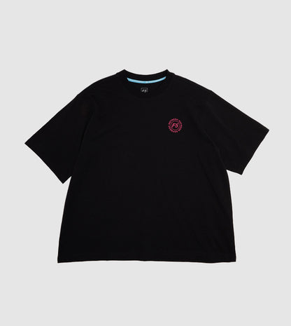 FLOWER BACK T-SHIRT_BLACK