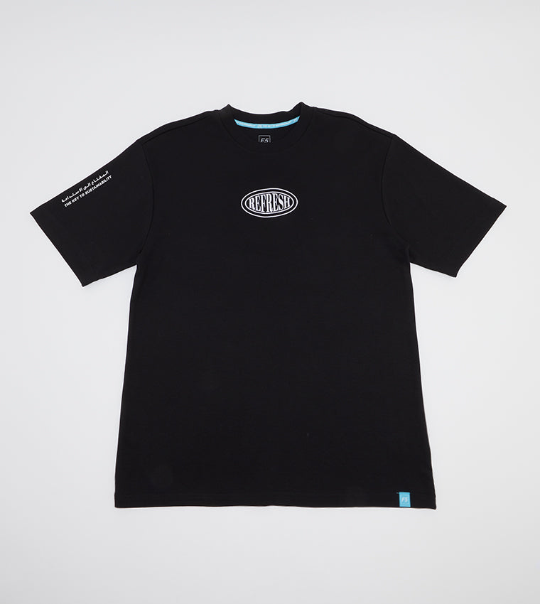 REFRESH T-SHIRT_BLACK