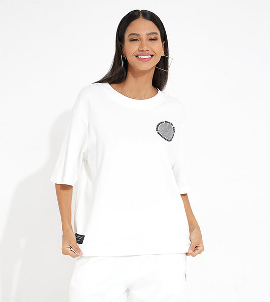 RECIRCLE GRAPHIC T-SHIRT_WHITE