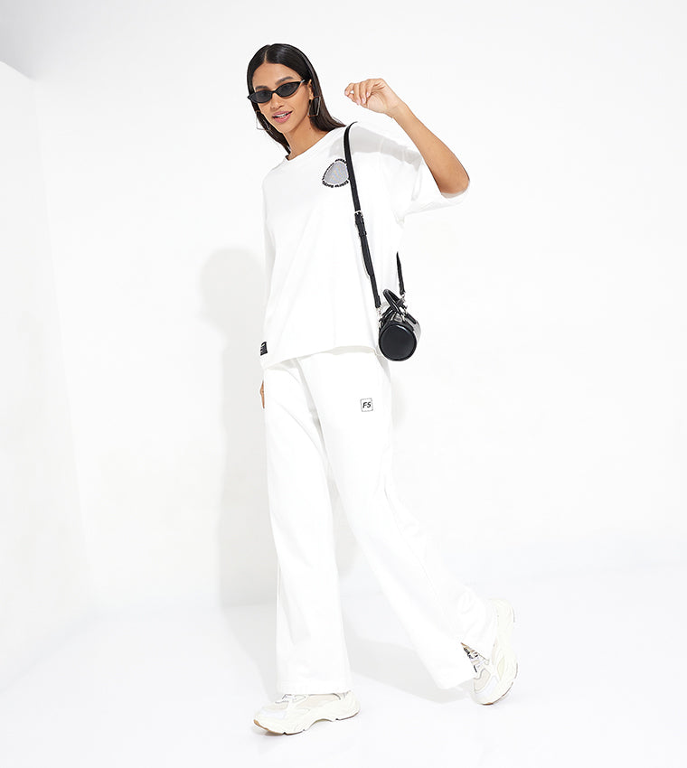 RECIRCLE GRAPHIC T-SHIRT_WHITE