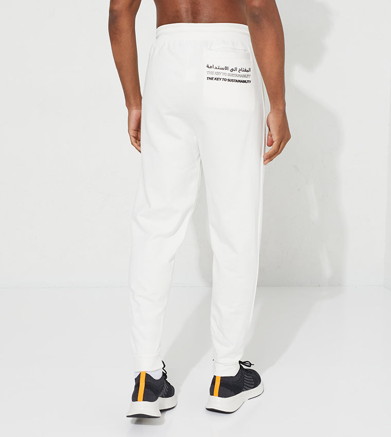 MADE ETHICAL JOGGER_WHITE