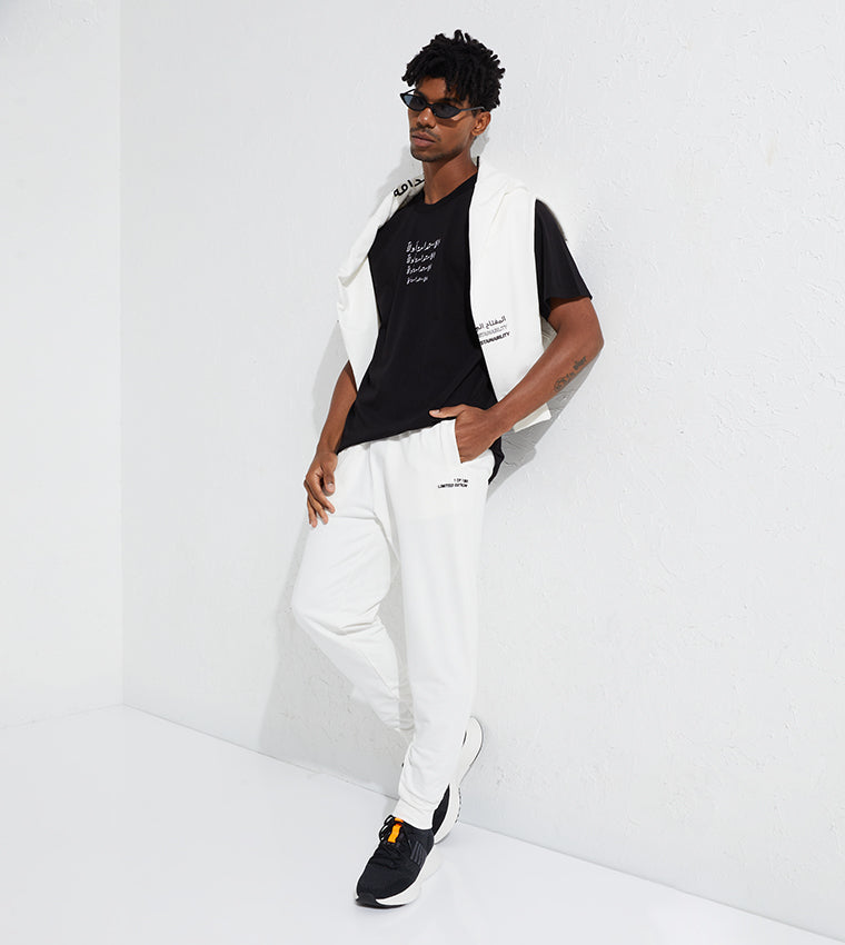 MADE ETHICAL JOGGER_WHITE