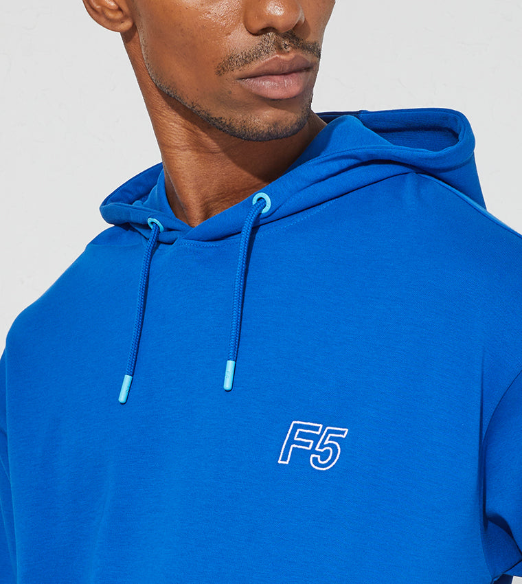 SIDE TAPE HOODIE_BLUE
