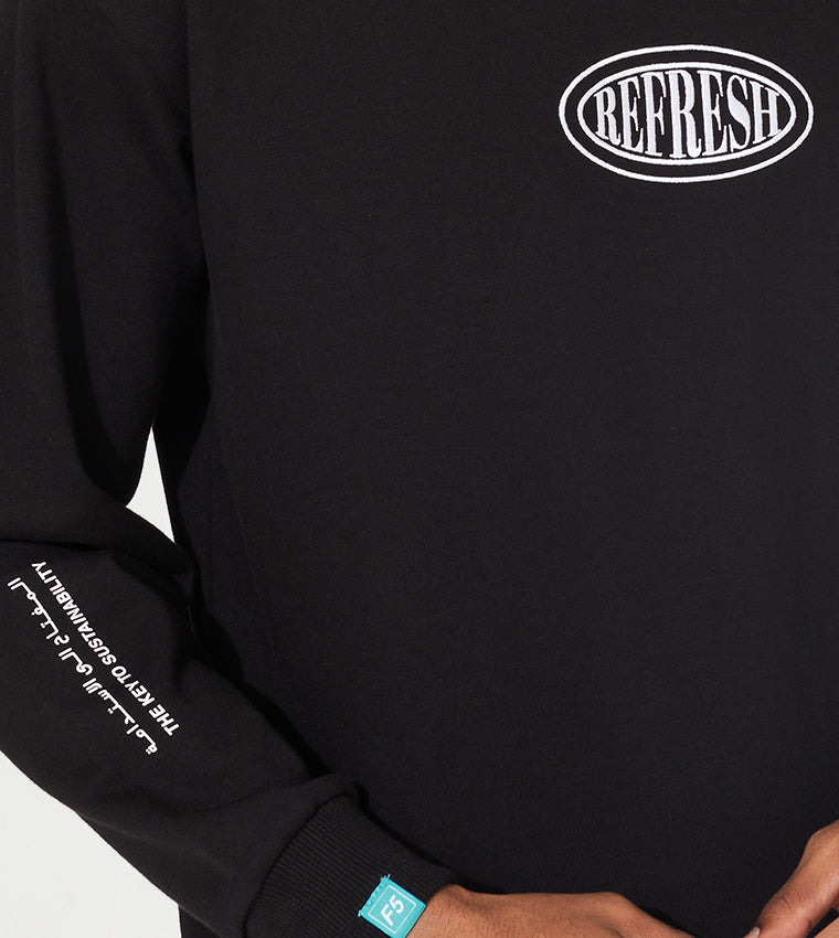 REFRESH SWEATSHIRT_BLACK