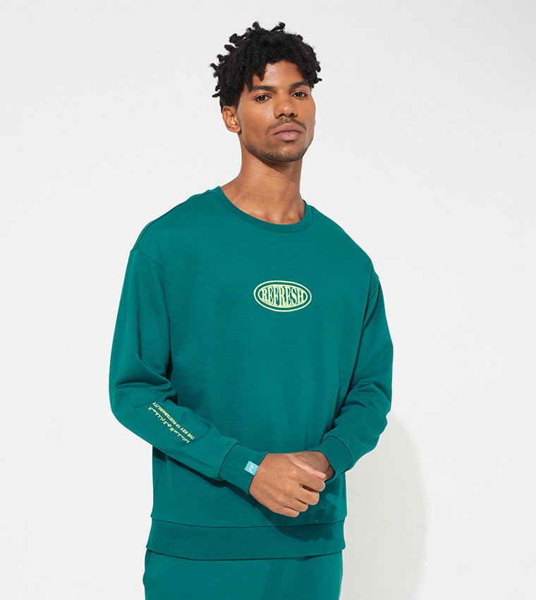 REFRESH SWEATSHIRT_GREEN