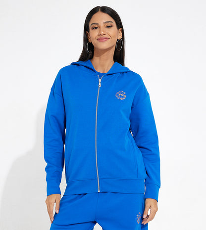 MADE ETHICAL ZIP-UP HOODIE_BLUE