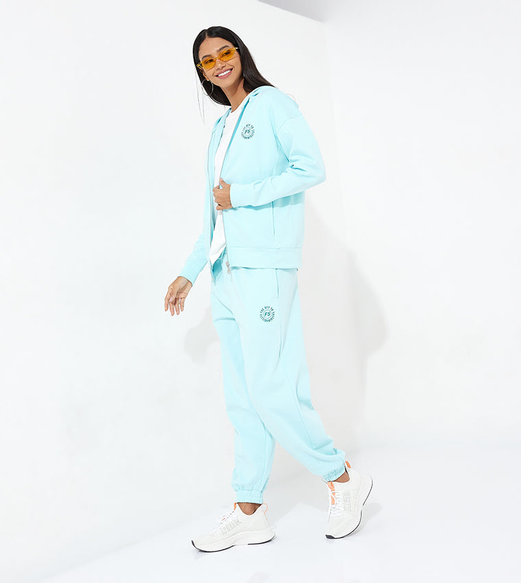 MADE ETHICAL ZIP-UP HOODIE_AQUA