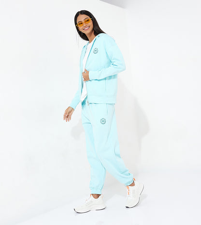 MADE ETHICAL ZIP-UP HOODIE_AQUA