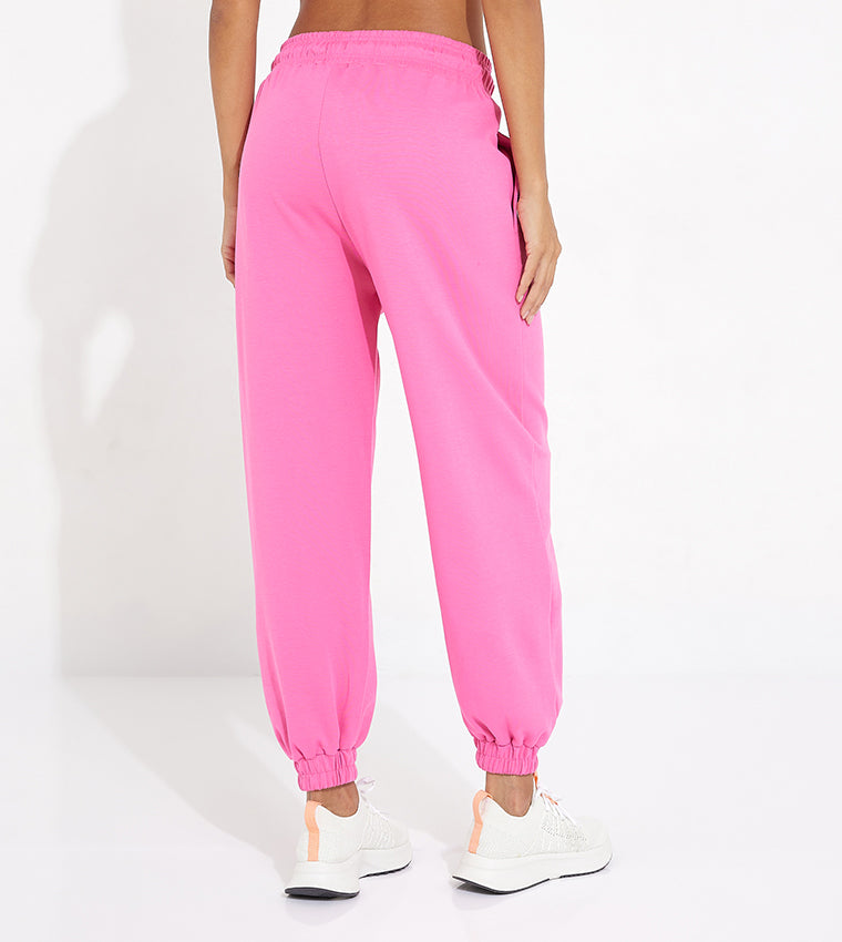 CONTRAST JOGGERS_PINK