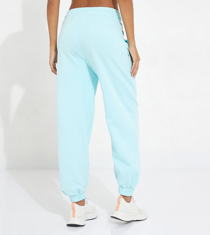 CONTRAST JOGGERS_AQUA