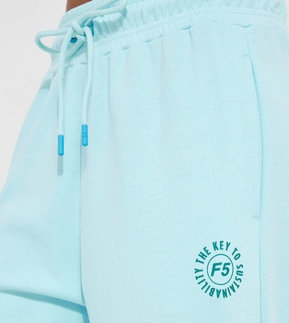 CONTRAST JOGGERS_AQUA