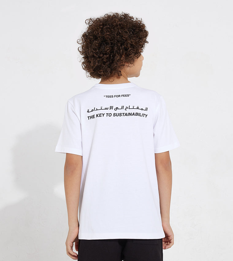 KIDS SMILEY TFF T-SHIRT_WHITE