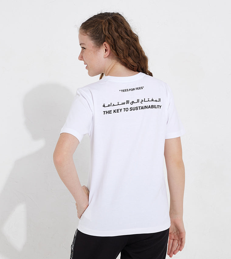 KIDS SMILEY TFF T-SHIRT_WHITE