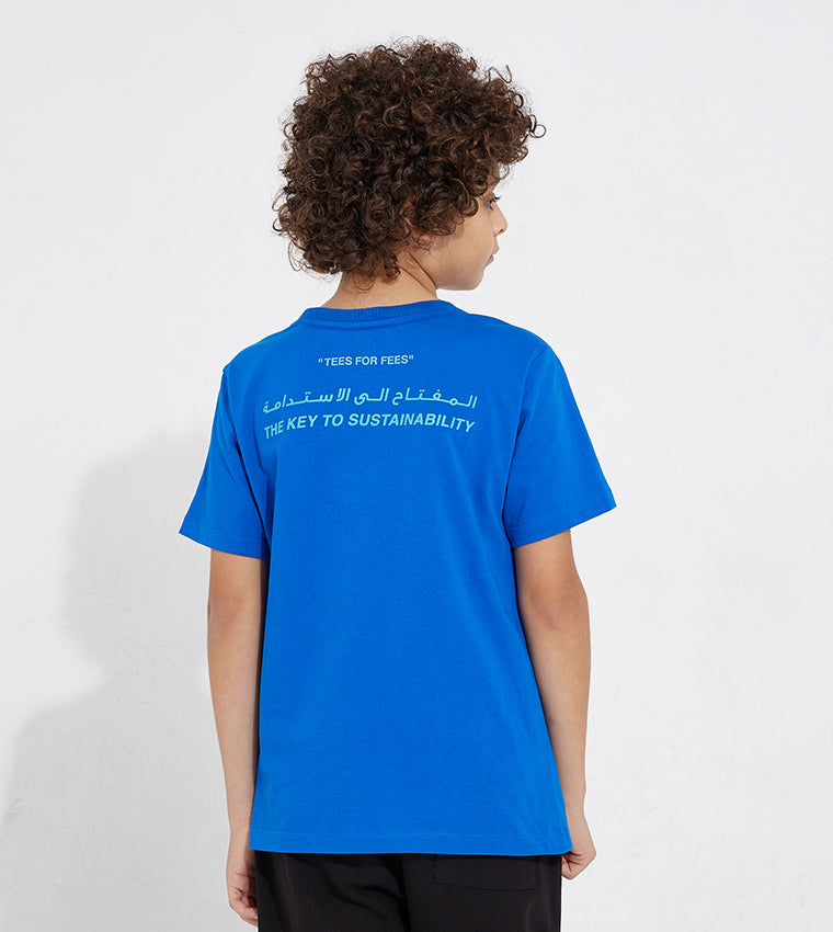 KIDS THE KEY TFF T-SHIRT_BLUE
