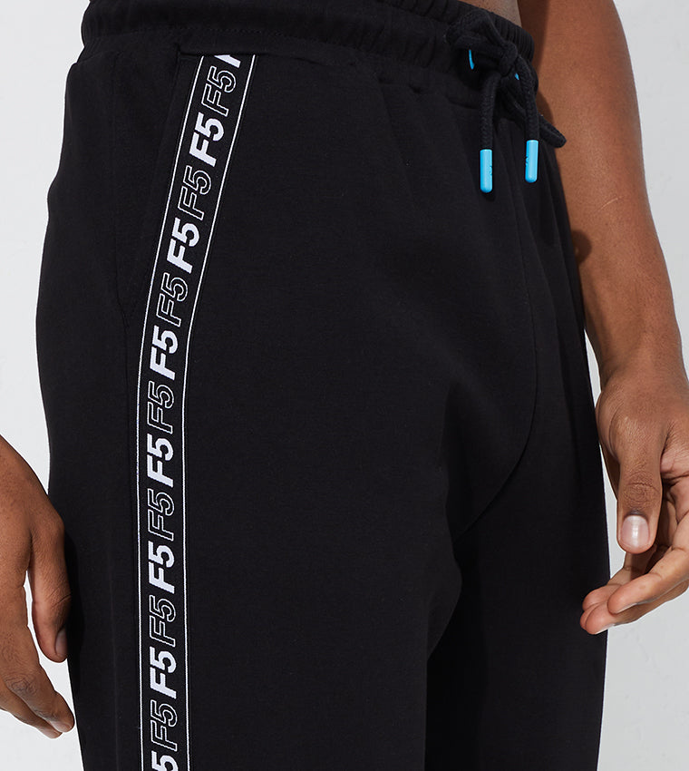 SIDE TAPE JOGGER_BLACK