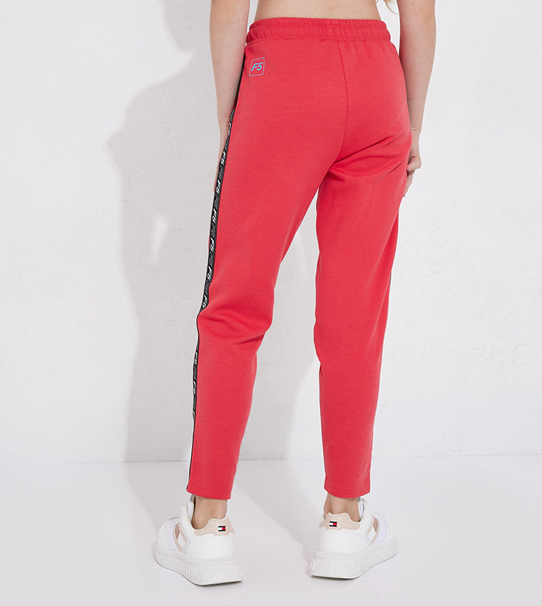 KIDS SIDE TAPE JOGGER_RED