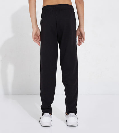KIDS SIDE TAPE JOGGER_BLACK