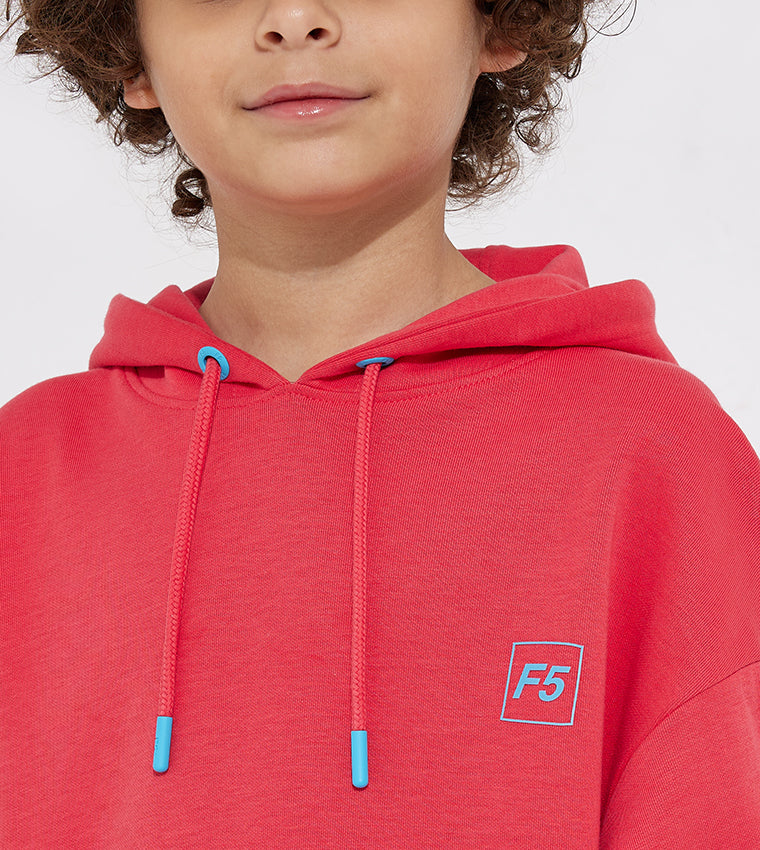 KIDS SIDE TAPE SWEATSHIRT_RED