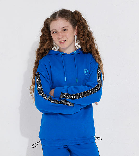 KIDS SIDE TAPE SWEATSHIRT_BLUE