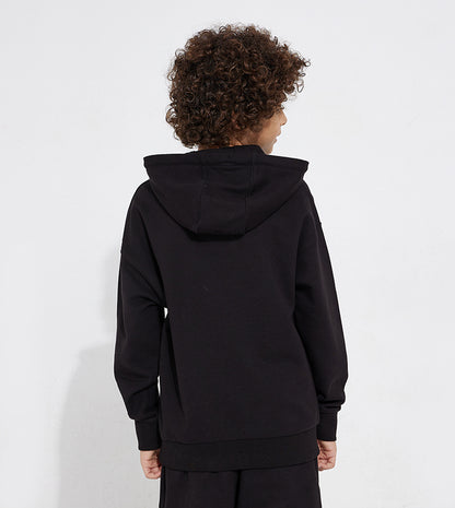 KIDS VOTE EARTH HOODIE_BLACK
