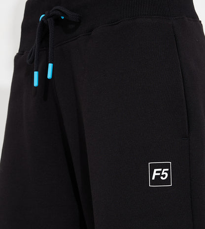 HIGH WAIST WIDE LEG JOGGER_BLACK