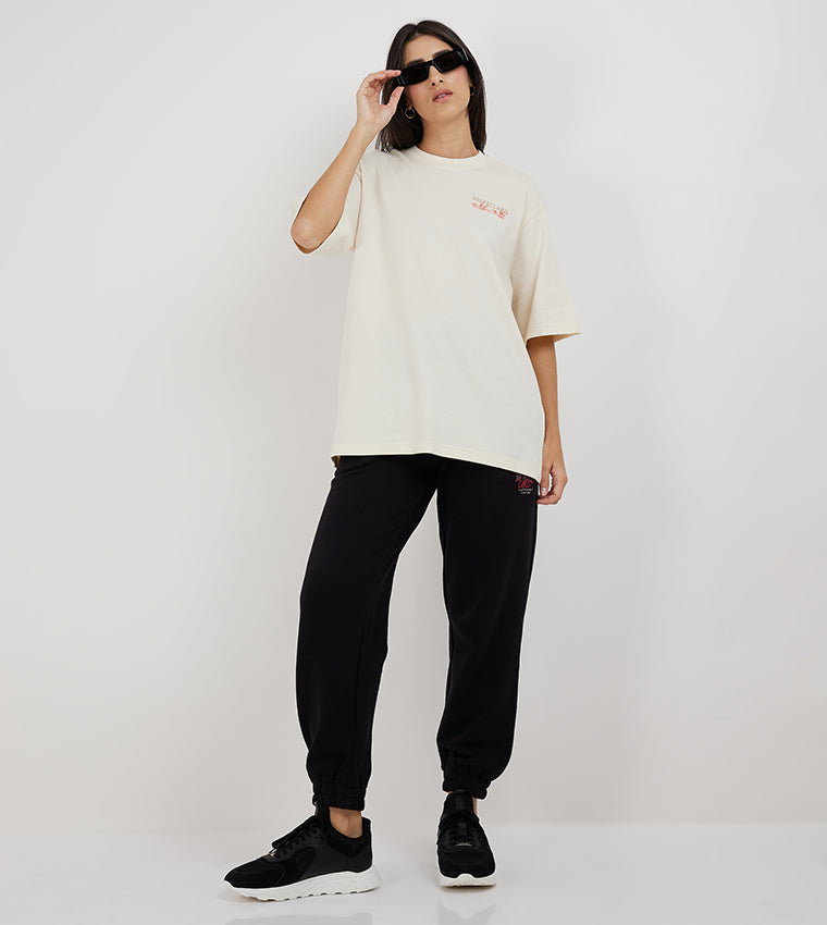 OVERSIZED SUNSET T-SHIRT_BEIGE