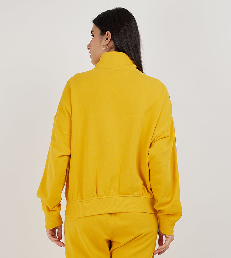 HALFZIP SWEATSHIRT_YELLOW