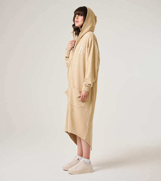 Women's F5 Zip-Through Longline Hoodie