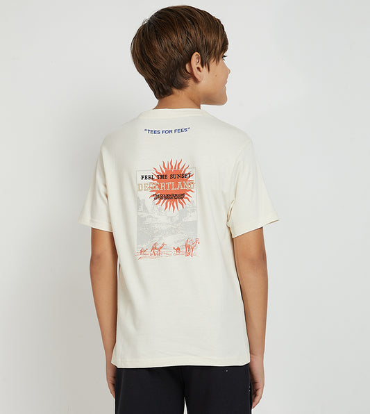 KIDS SUNSET TFF T-SHIRT_BEIGE