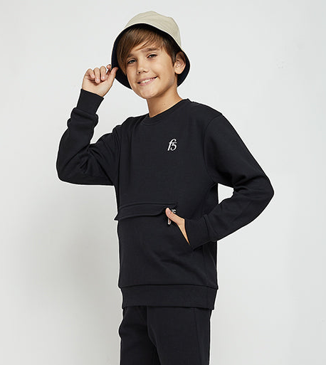 Boy's Pouch Pocket Sweatshirt