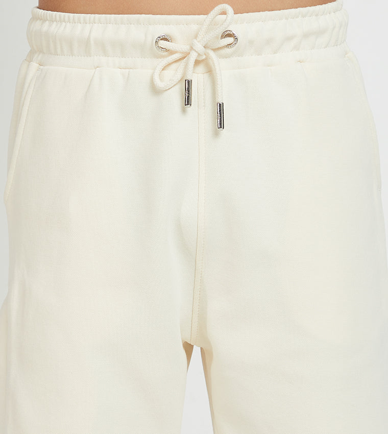 KIDS ZIP POCKET SHORTS_BEIGE