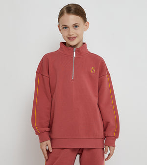 F5 HALFZIP SWEATSHIRT - GIRLS