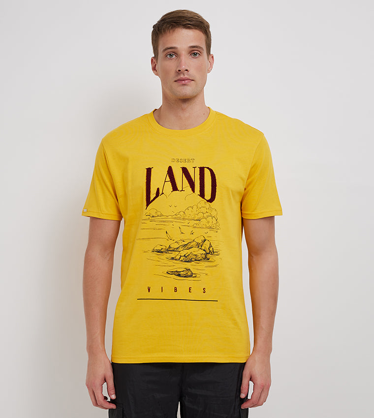 DESERT VIBES TFF T-SHIRT_YELLOW
