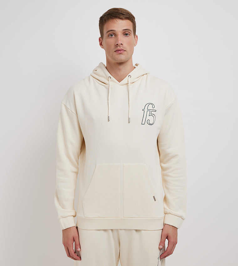 ESSENTIAL F5 HOODIE UNISEX_BEIGE