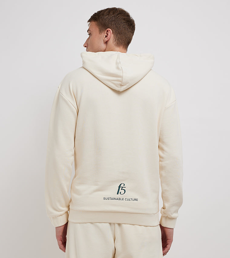 ESSENTIAL F5 HOODIE UNISEX_BEIGE