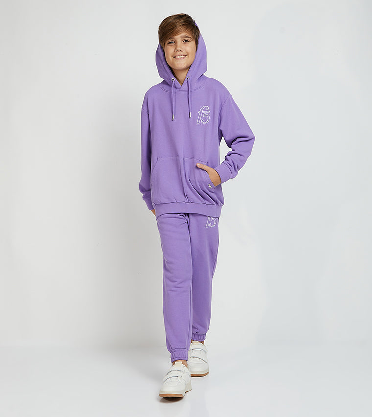 ESSENTIAL F5 HOODIE KIDS_PURPLE