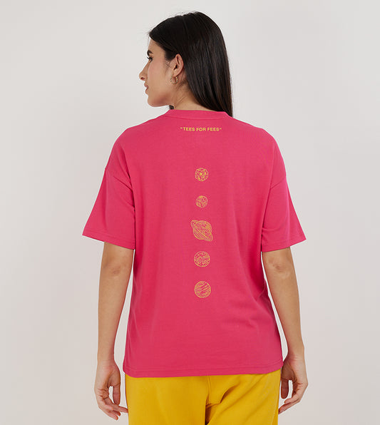 SOLAR SYSTEM TFF T-SHIRT_PINK