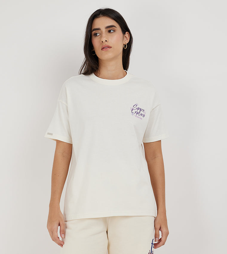 SPACE DOODLE TFF T-SHIRT_OFF WHITE